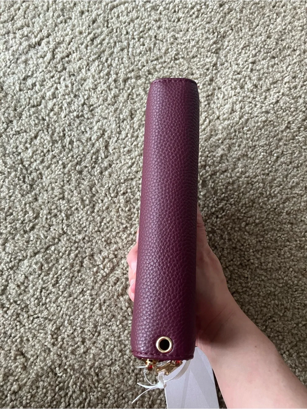 Purple Zip Around Wallet